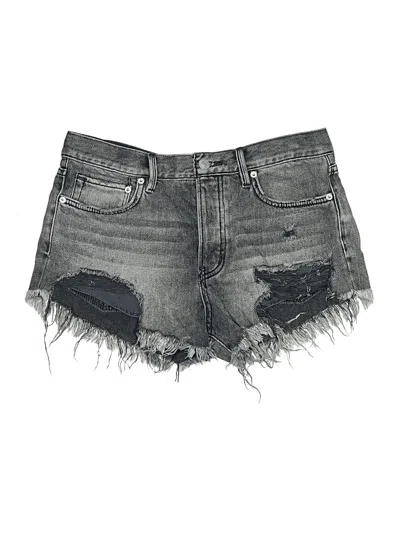 Pre-owned We The Free Denim Shorts In Gray