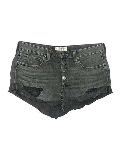 Pre-owned We The Free Denim Shorts In Gray