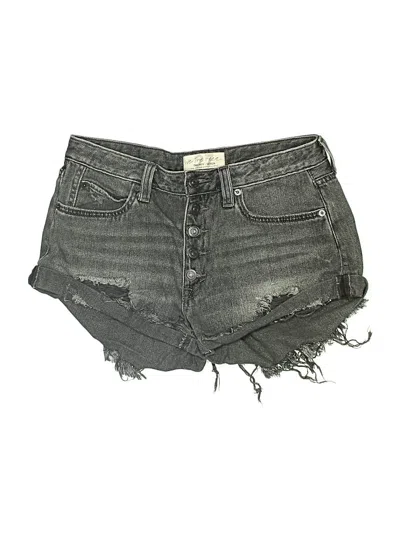 Pre-owned We The Free Denim Shorts In Gray