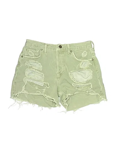 Pre-owned We The Free Denim Shorts In Green