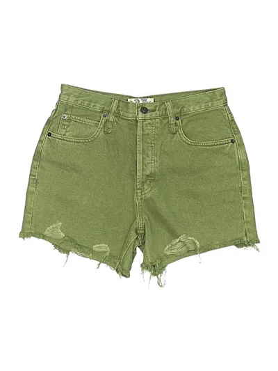 Pre-owned We The Free Denim Shorts In Green