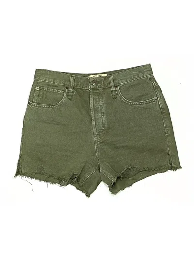 Pre-owned We The Free Denim Shorts In Green