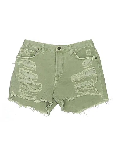 Pre-owned We The Free Denim Shorts In Green