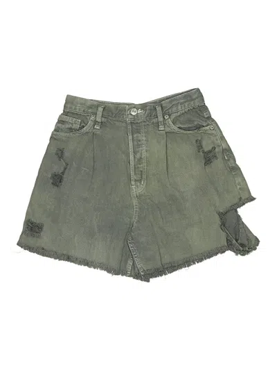 Pre-owned We The Free Denim Shorts In Green