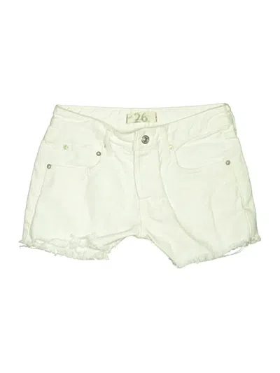 Pre-owned We The Free Denim Shorts In Ivory