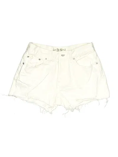 Pre-owned We The Free Denim Shorts In Ivory