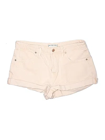 Pre-owned We The Free Denim Shorts In Ivory