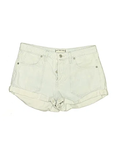 Pre-owned We The Free Denim Shorts In Ivory
