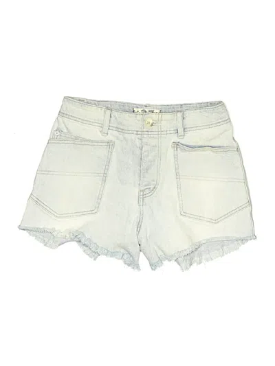 Pre-owned We The Free Denim Shorts In Silver