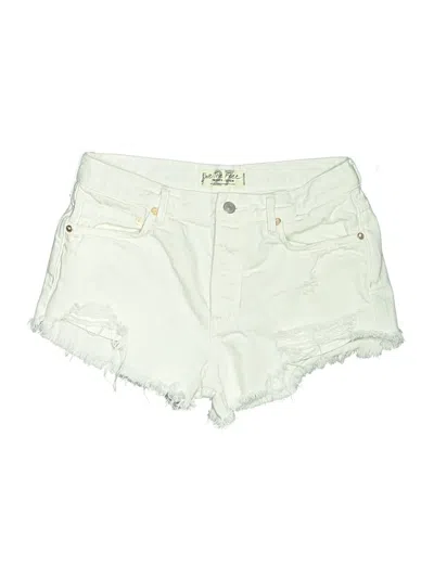 Pre-owned We The Free Denim Shorts In White