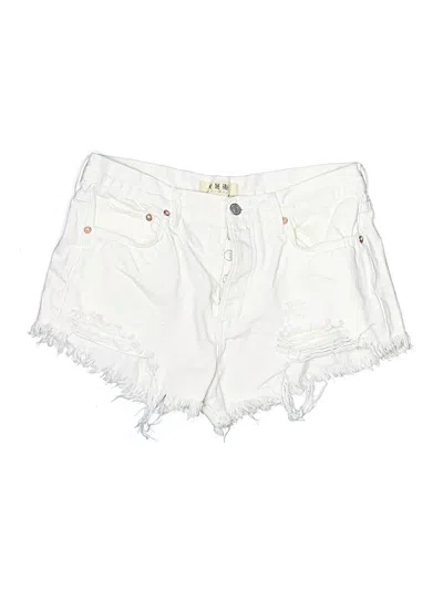 Pre-owned We The Free Denim Shorts In White