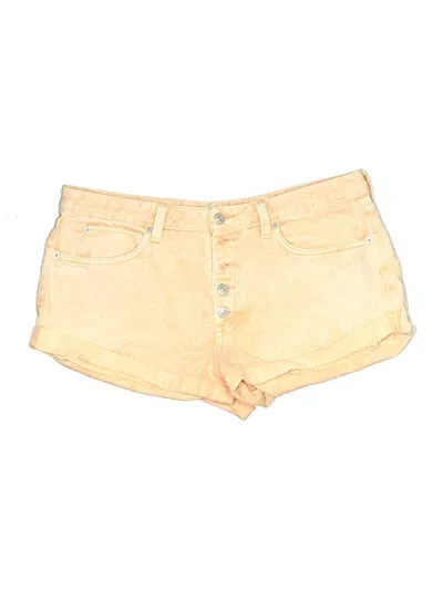 Pre-owned We The Free Denim Shorts In Yellow