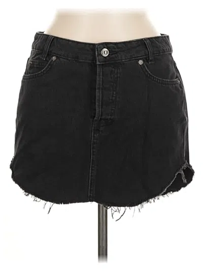 Pre-owned We The Free Denim Skirt In Black