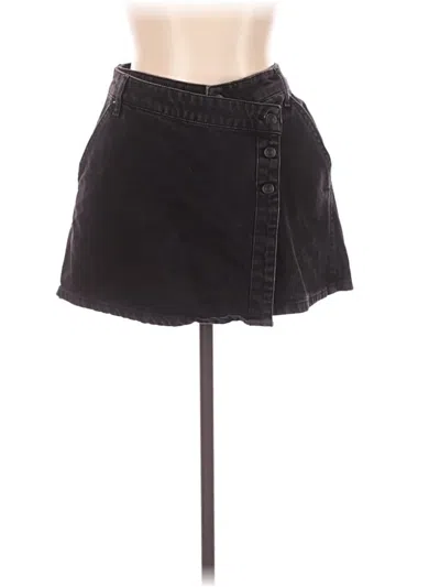 Pre-owned We The Free Denim Skirt In Black