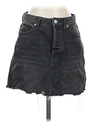 Pre-owned We The Free Denim Skirt In Black