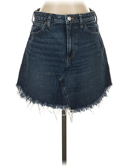 Pre-owned We The Free Denim Skirt In Blue