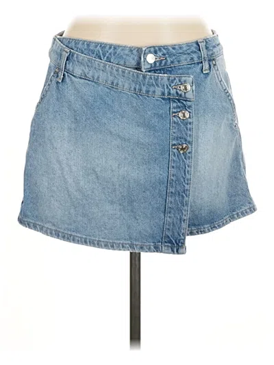 Pre-owned We The Free Denim Skirt In Blue