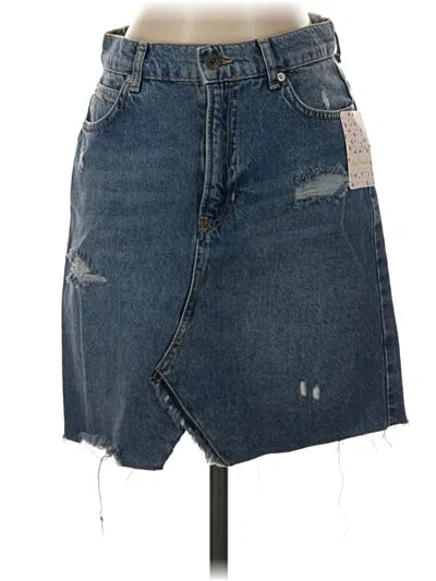 We The Free Denim Skirt In Blue
