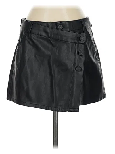 We The Free Faux Leather Skirt In Black