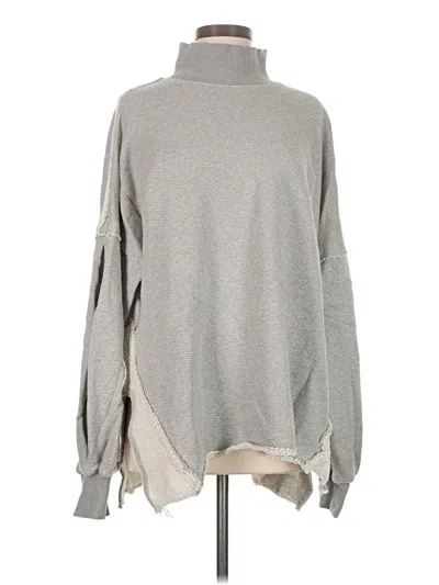 Pre-owned We The Free Fleece Jacket In Gray