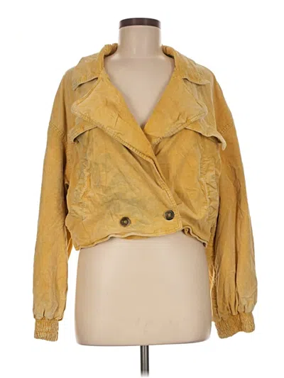 Pre-owned We The Free Jacket In Gold