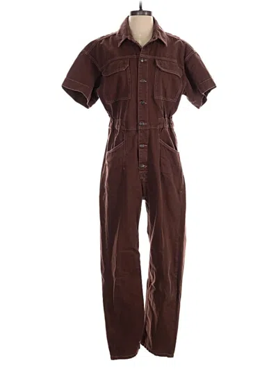 Pre-owned We The Free Jumpsuit In Brown