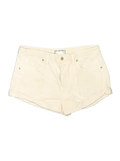 Pre-owned We The Free Khaki Shorts In Ivory