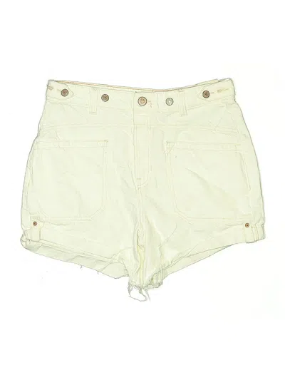 Pre-owned We The Free Khaki Shorts In White