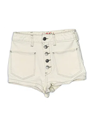 Pre-owned We The Free Khaki Shorts In White