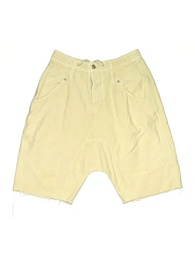 Pre-owned We The Free Khaki Shorts In Yellow