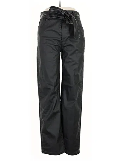 Pre-owned We The Free Leather Pants In Black