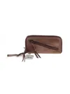 We The Free Leather Wristlet In Orange