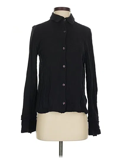 Pre-owned We The Free Long Sleeve Blouse In Black