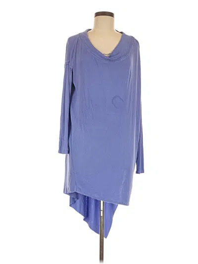 Pre-owned We The Free Long Sleeve Blouse In Blue