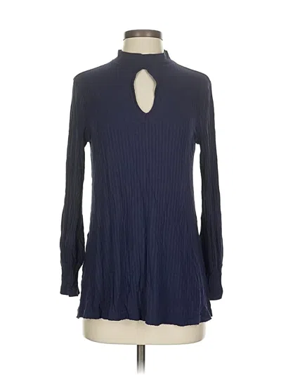 Pre-owned We The Free Long Sleeve Blouse In Blue