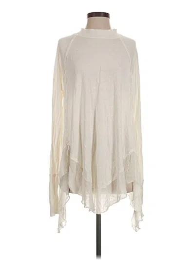 Pre-owned We The Free Long Sleeve Blouse In Ivory