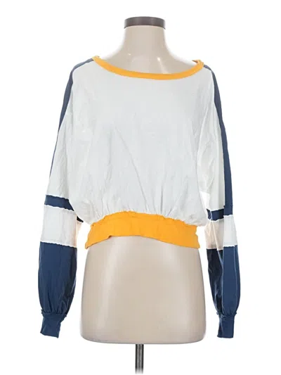 Pre-owned We The Free Long Sleeve Blouse In White