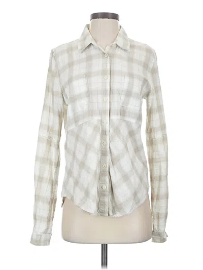Pre-owned We The Free Long Sleeve Button Down Shirt In Ivory