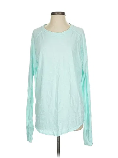 Pre-owned We The Free Long Sleeve T-shirt In Blue