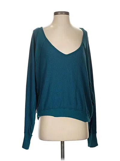 Pre-owned We The Free Long Sleeve T-shirt In Blue