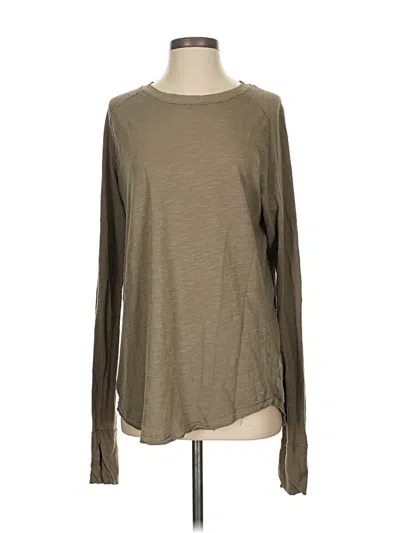 Pre-owned We The Free Long Sleeve T-shirt In Brown