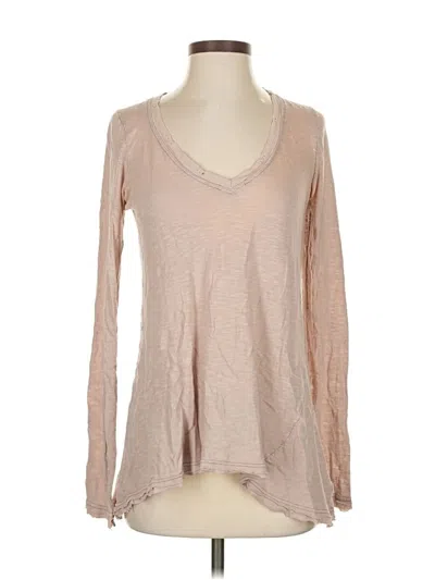 Pre-owned We The Free Long Sleeve T-shirt In Brown