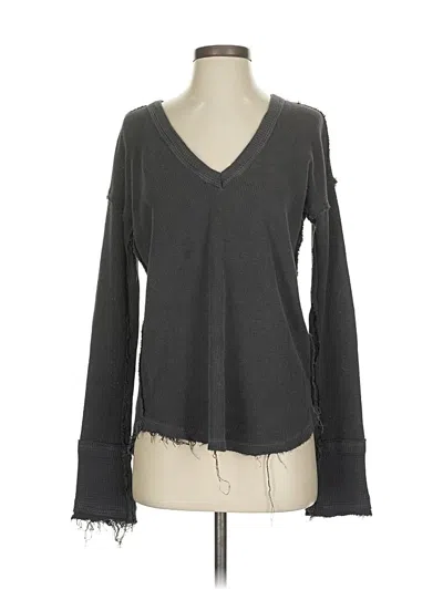 Pre-owned We The Free Long Sleeve T-shirt In Gray