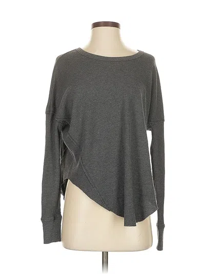 Pre-owned We The Free Long Sleeve T-shirt In Gray