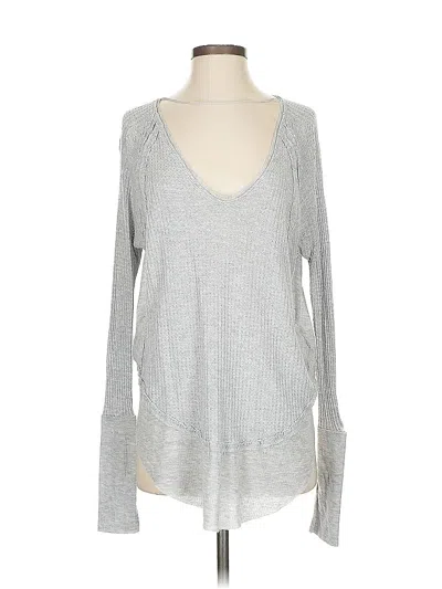 Pre-owned We The Free Long Sleeve T-shirt In Gray