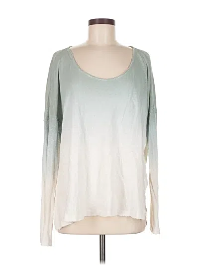 Pre-owned We The Free Long Sleeve T-shirt In Green