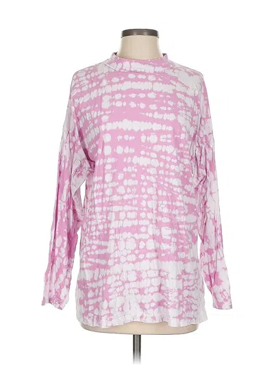 Pre-owned We The Free Long Sleeve T-shirt In Pink