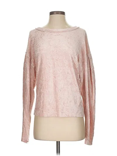 Pre-owned We The Free Long Sleeve T-shirt In Pink