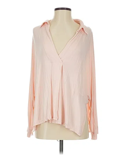 Pre-owned We The Free Long Sleeve T-shirt In Pink