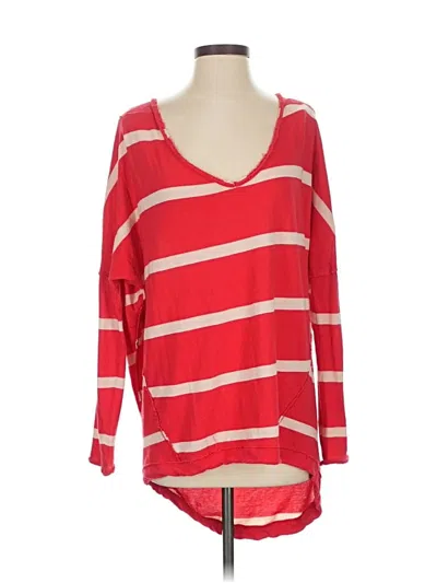 Pre-owned We The Free Long Sleeve T-shirt In Red